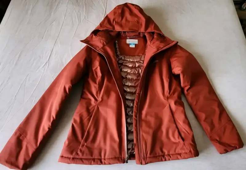 Chaqueta Impermeable/Térmica Columbia Terracota M - 1