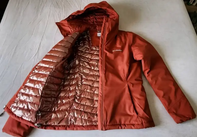 Chaqueta Impermeable/Térmica Columbia Terracota M - 2