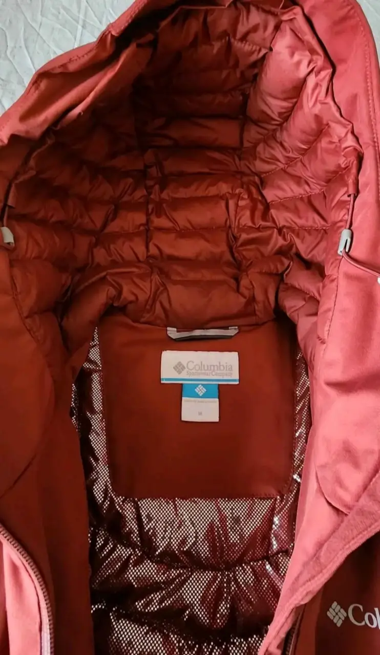 Chaqueta Impermeable/Térmica Columbia Terracota M - 3