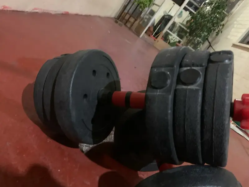 Pesas ajustables de gimnasio 8.50k cada una - 2