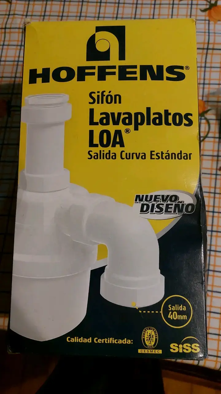 Sifón Lavaplatos Loa Hoffens 1 1/2" y 1 1/4" - 2