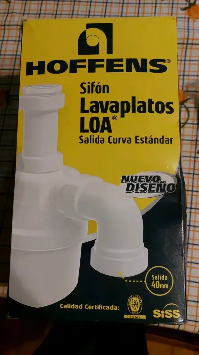 Sifón Lavaplatos Loa Hoffens 1 1/2" y 1 1/4" - miniatura 2