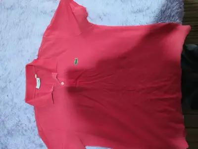 Polera polo Lacoste roja para hombre - miniatura 1