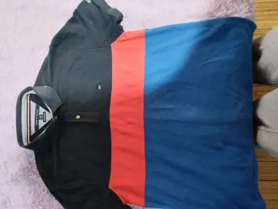 Polera Tommy Hilfiger tricolor para hombre - miniatura 1