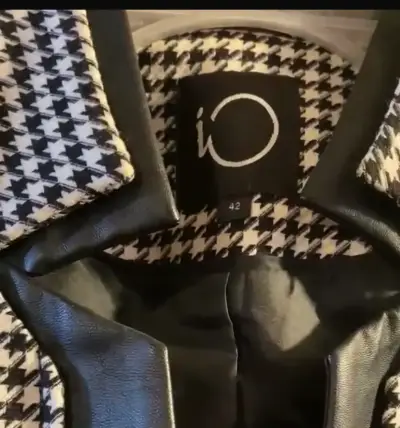 Blazer de mujer estampado pata de gallo - miniatura 2
