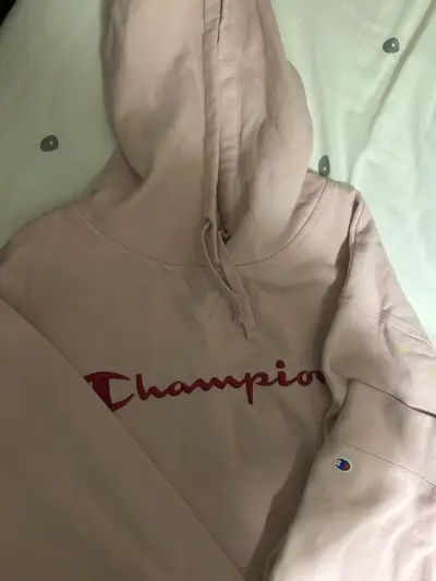 Polerón Champion Rosado con capucha - miniatura 1