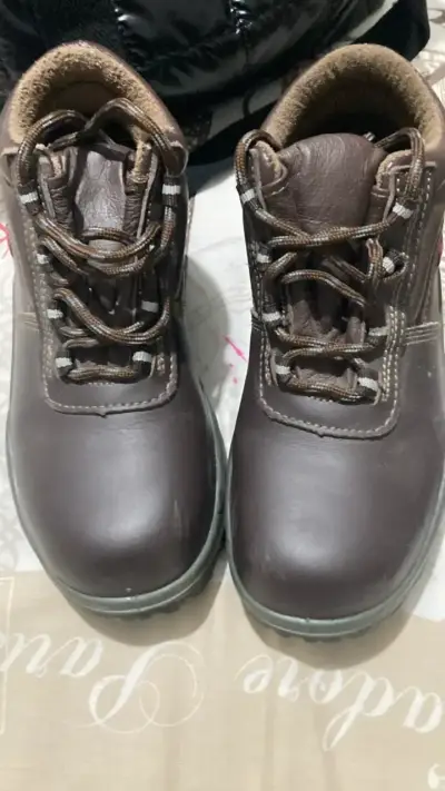 Botas de cuero marrón para mujer. - miniatura 1