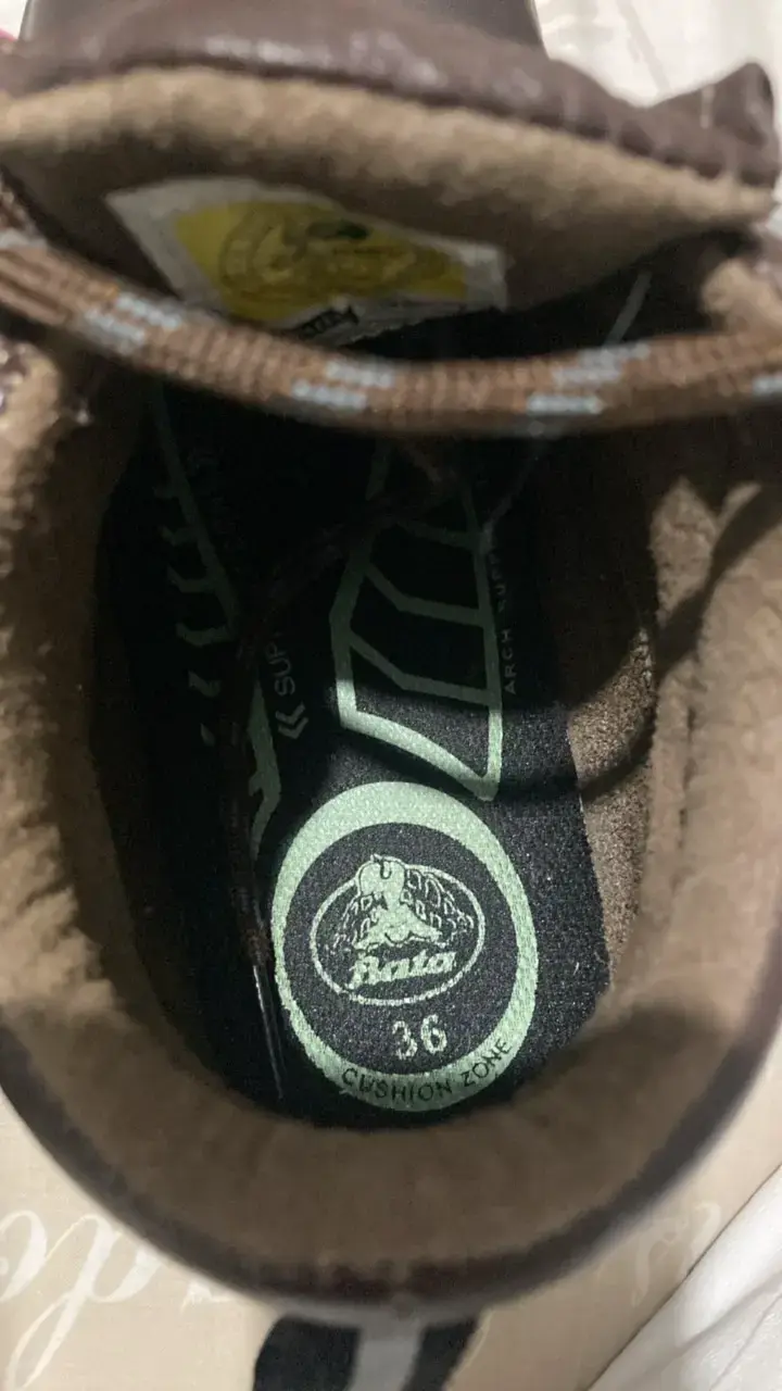 Botas de cuero marrón para mujer. - 4