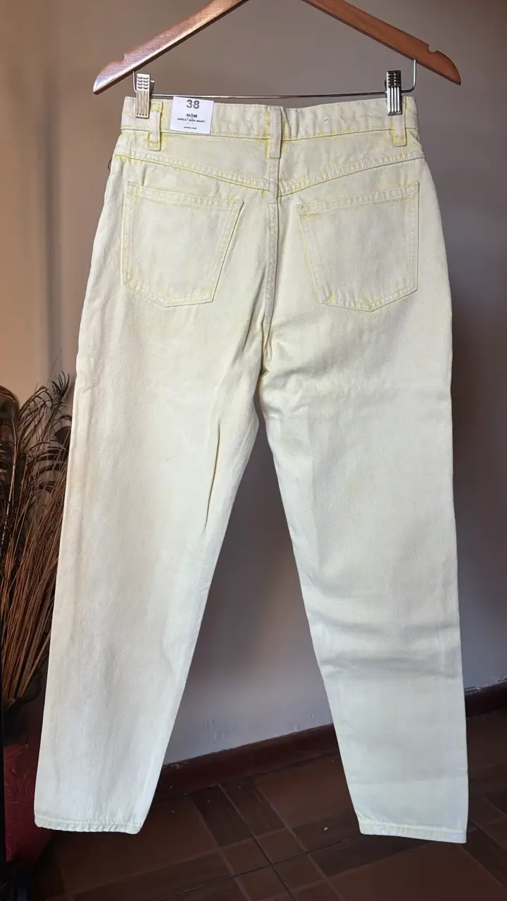 Jeans amarillos MNG nuevos talla 38 - 2