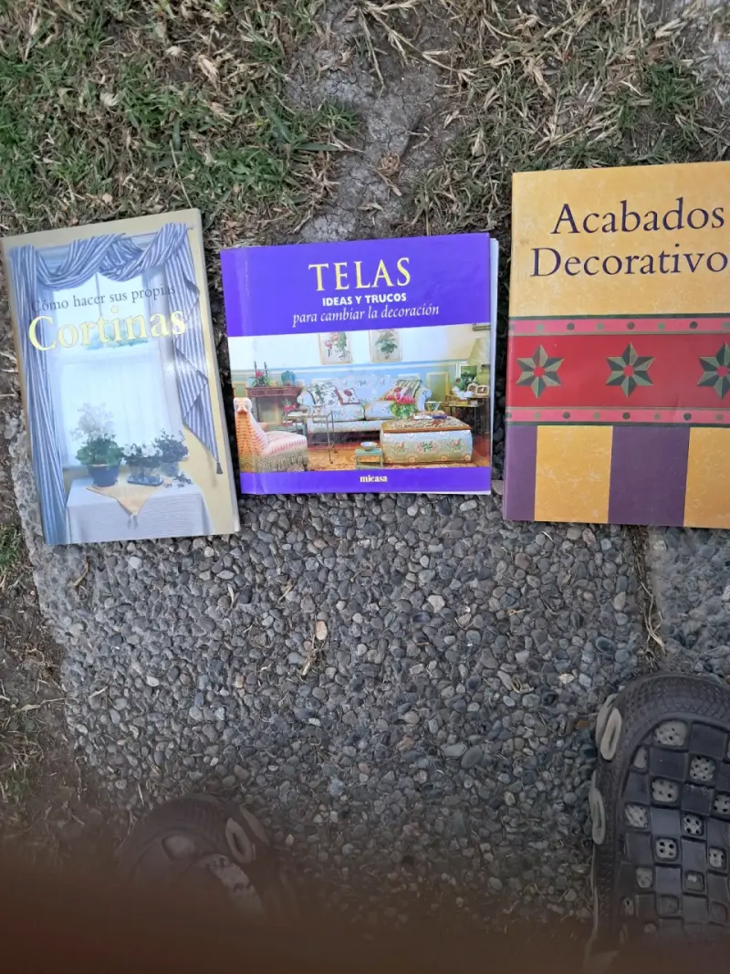 Lote de libros de decoración y manualidades