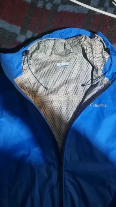 Chaqueta impermeable Columbia azul - miniatura 2