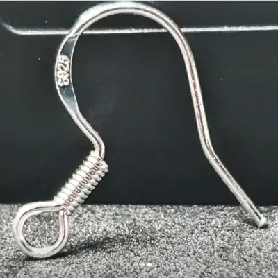 Ganchos de plata 925 para aros - miniatura 5