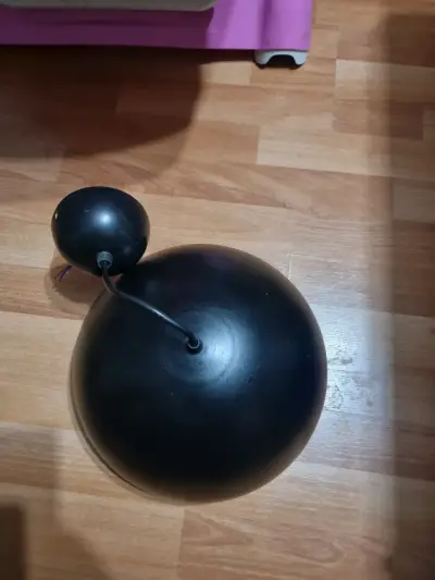 Lámpara colgante negra moderna - miniatura 1