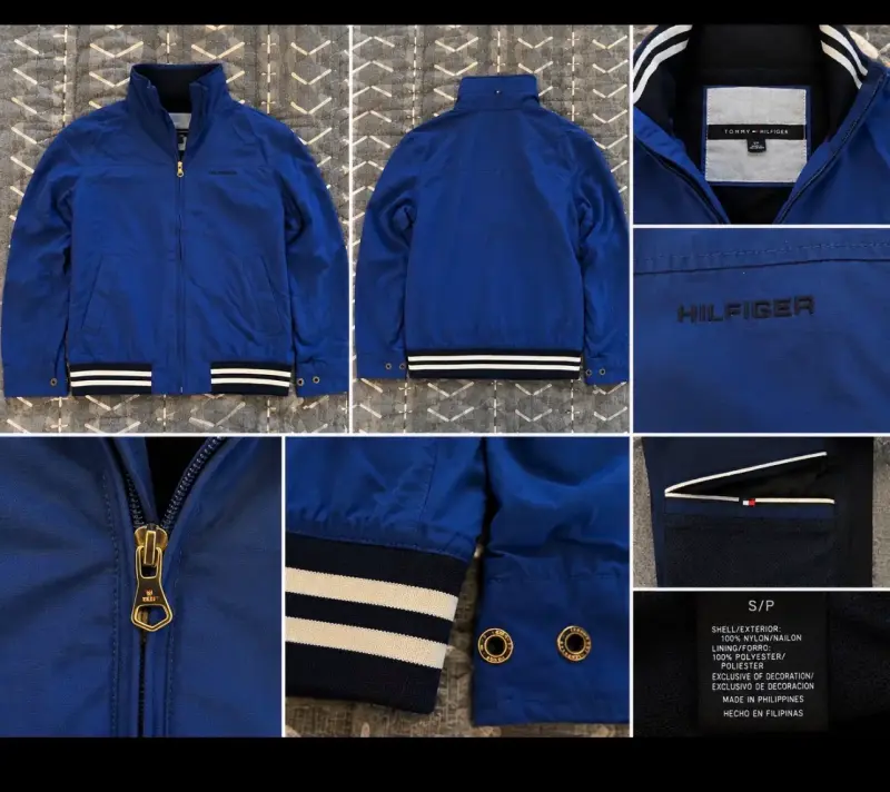Chaqueta azul Tommy Hilfiger con cierre