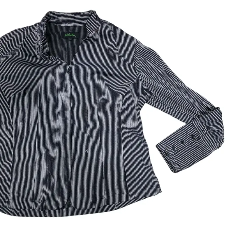 Blusa a rayas negro y blanca para mujer - 3