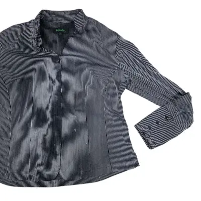 Blusa a rayas negro y blanca para mujer - miniatura 3