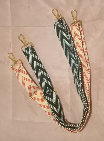 Correas ajustables para bolso con diseño zigzag - miniatura 1
