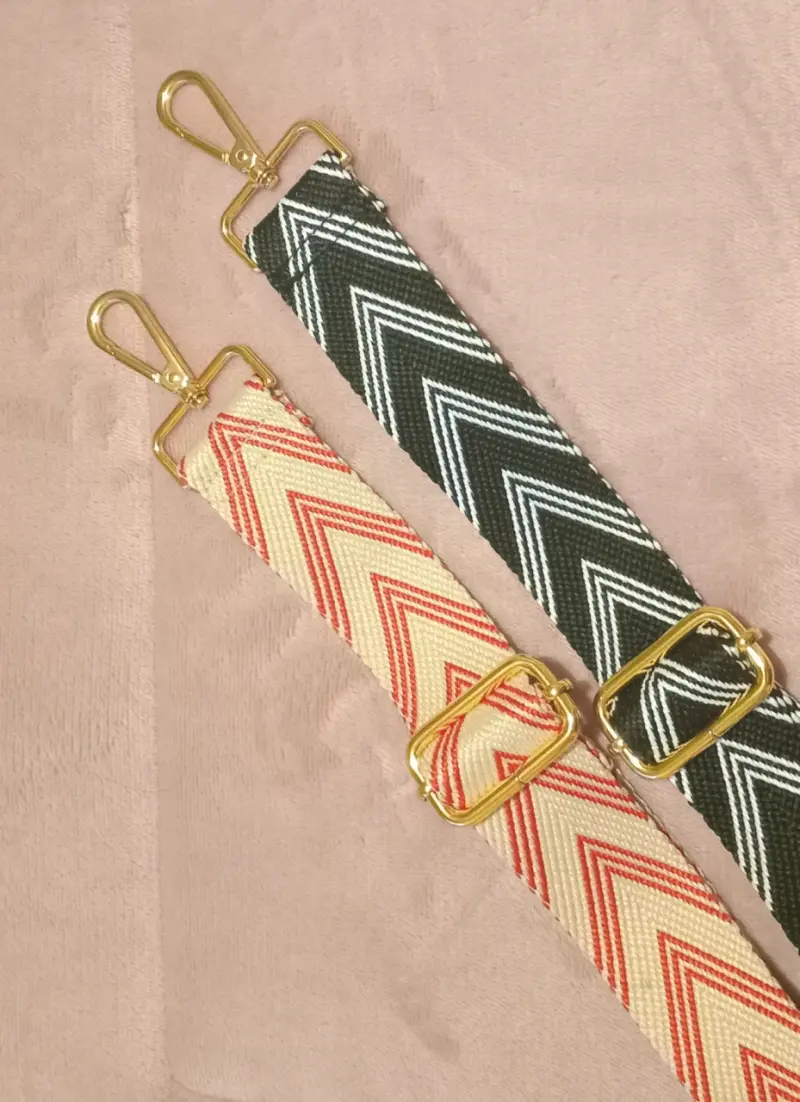 Correas ajustables para bolso con diseño zigzag - 2