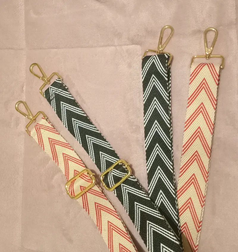 Correas ajustables para bolso con diseño zigzag - 4