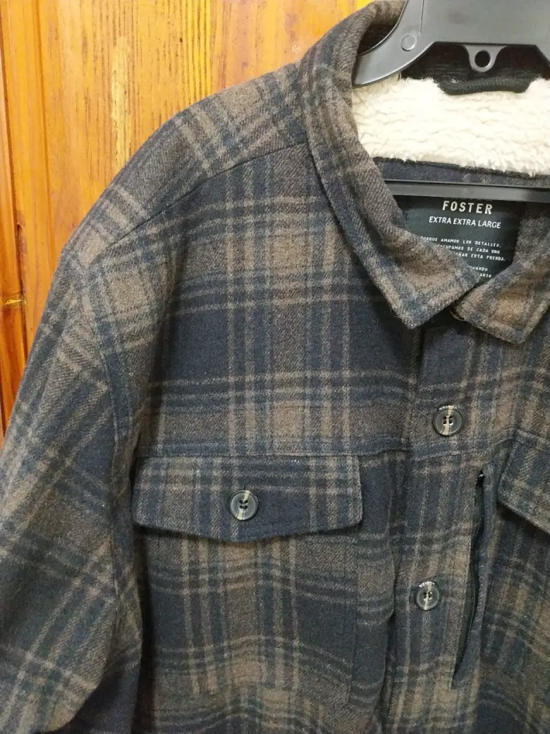 Chaqueta Foster de franela a cuadros - 2