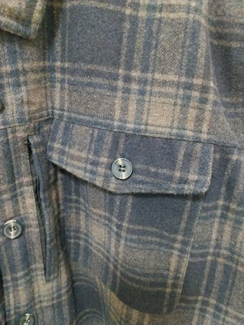Chaqueta Foster de franela a cuadros - 3
