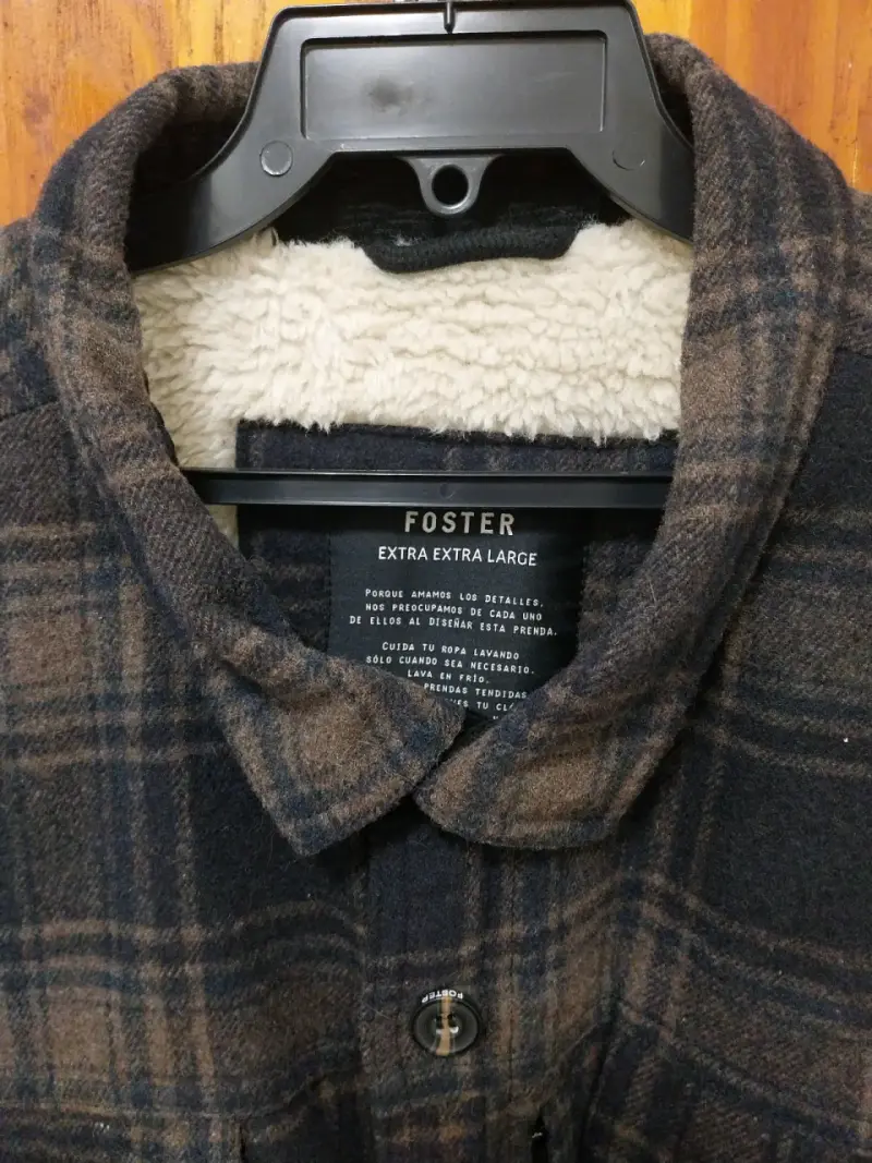 Chaqueta Foster de franela a cuadros - 5