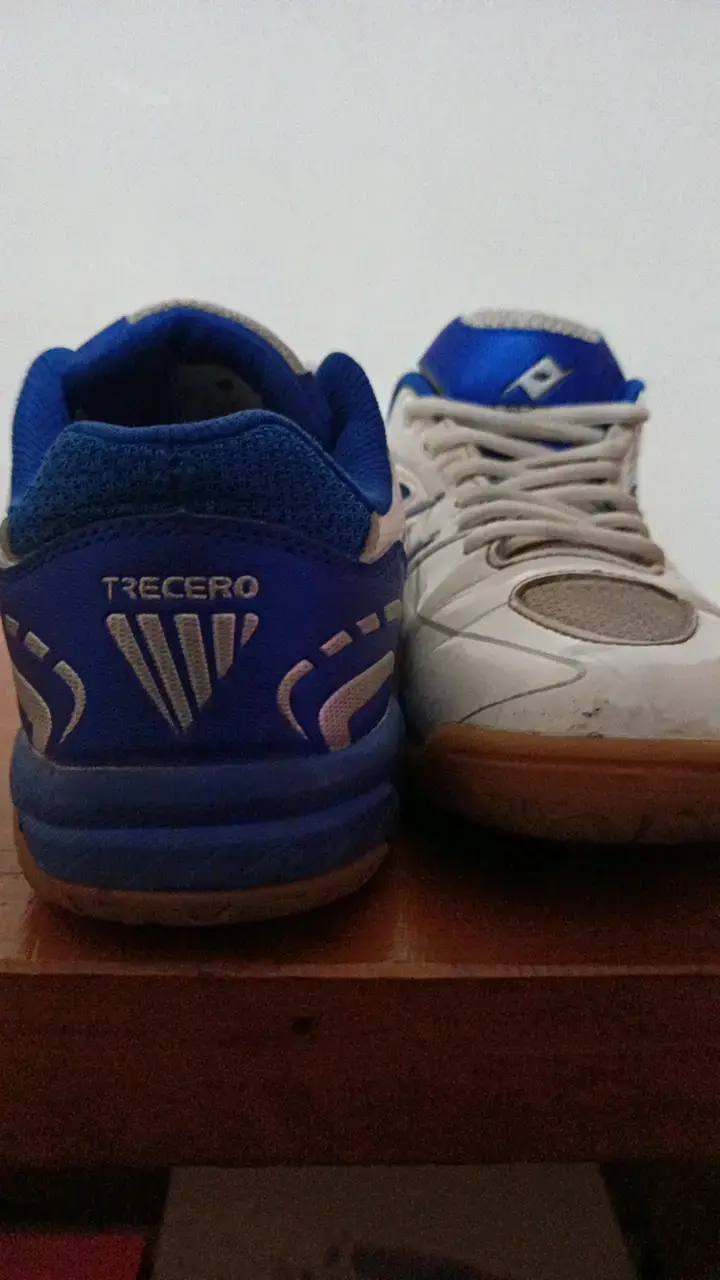 Zapatillas deportivas Trecero blancas y azules - 4