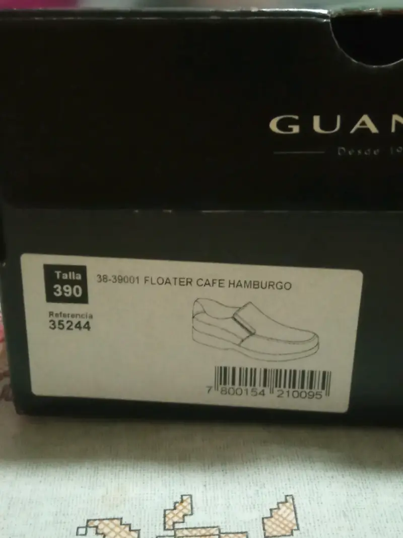Zapatos de cuero marrón Guante - 3