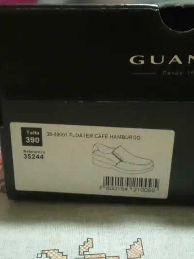 Zapatos de cuero marrón Guante - miniatura 3