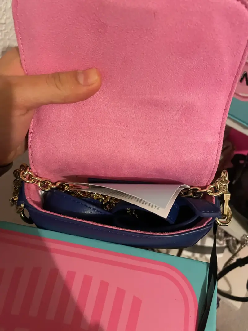 Cartera azul Chiara Ferragni con diseño de ojo - 3
