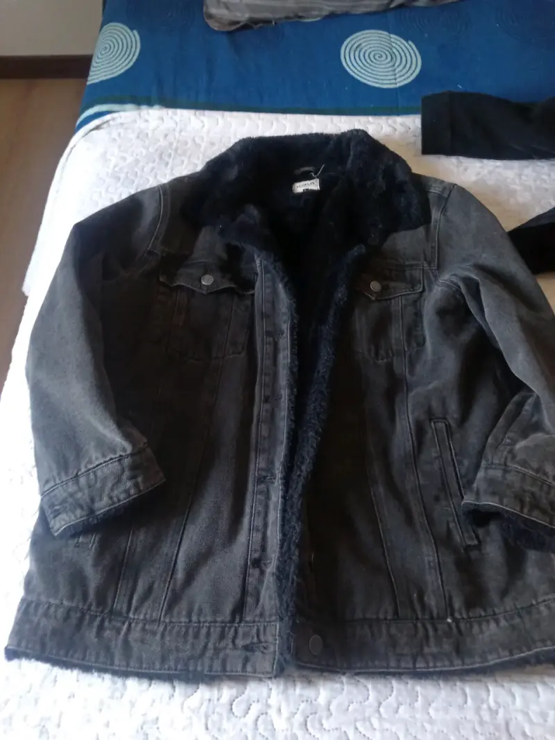 Chaqueta de mezclilla con forro de lana - 1