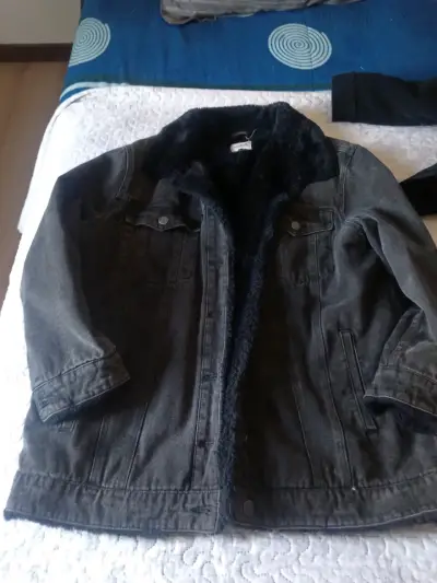 Chaqueta de mezclilla con forro de lana - miniatura 1