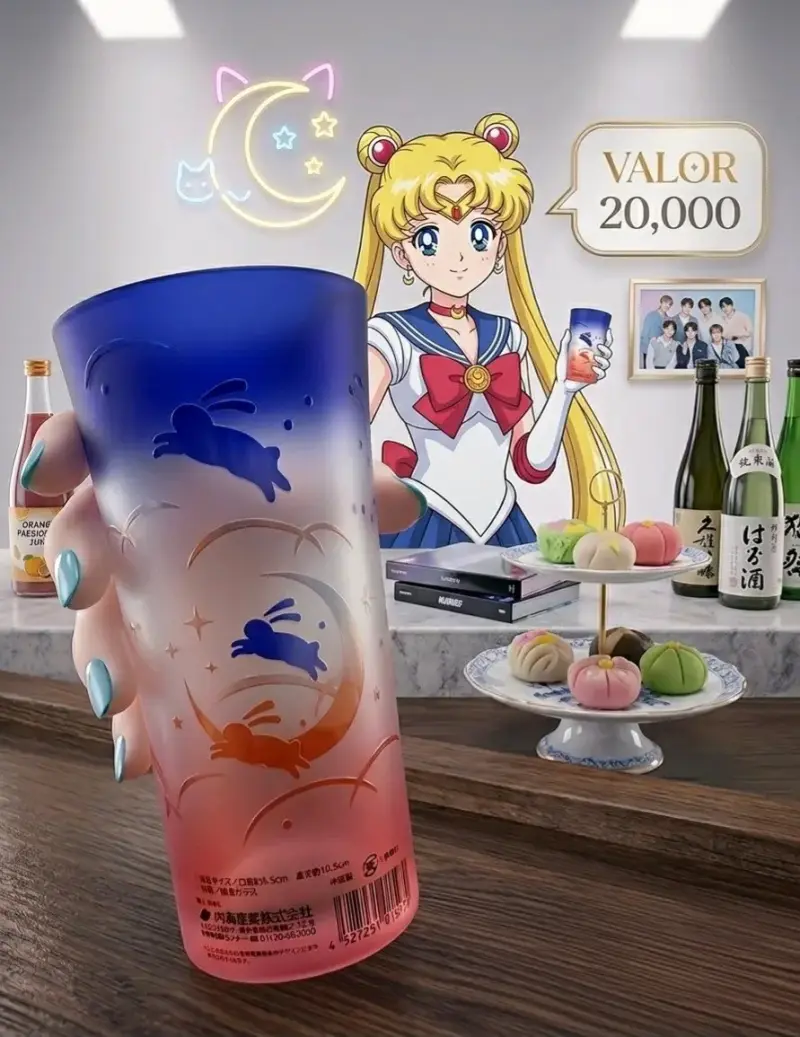 Vasos de conejos diseñados por Kansai Yamamoto