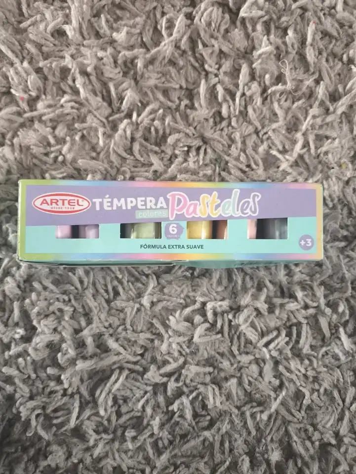 Témperas Artel Colores Pastel (6 Unidades) - ¡Nuev