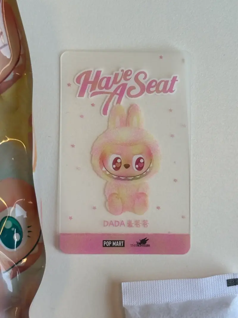 Labubu DADA Have a Seat Pop Mart original con caja - 6