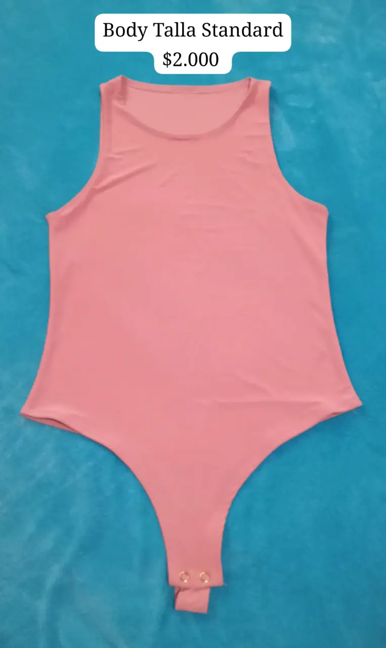 Body rosa talla estándar para mujer