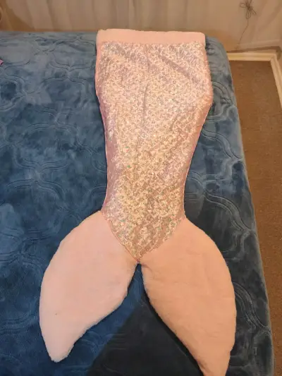 Saco de dormir cola de sirena rosado - miniatura 1
