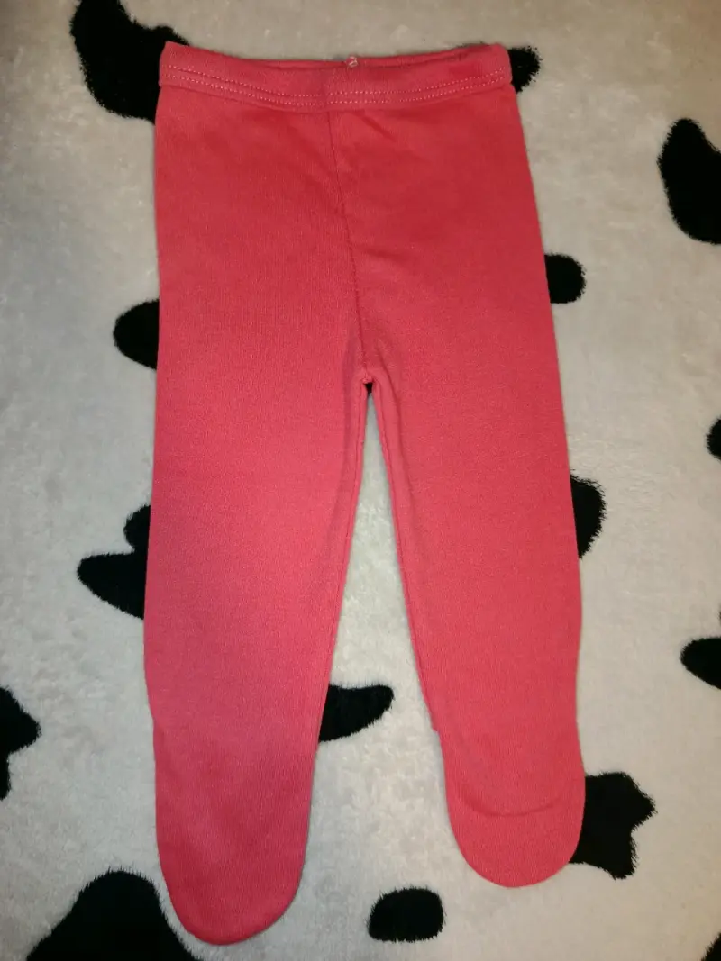 Conjunto de ropa para bebé color rosado con rojo - 5