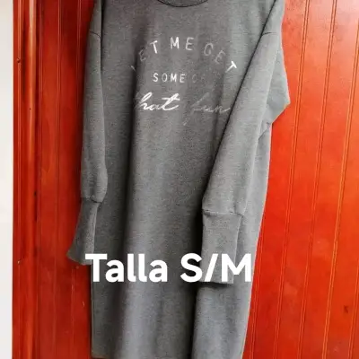 Vestido camisero a rayas azul  talla S/M - miniatura 5