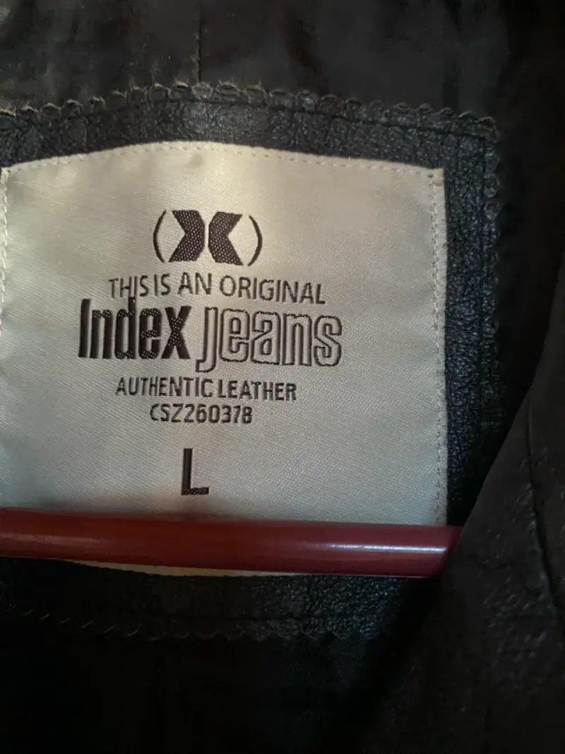 Chaqueta de cuero negra Index Jeans - 4