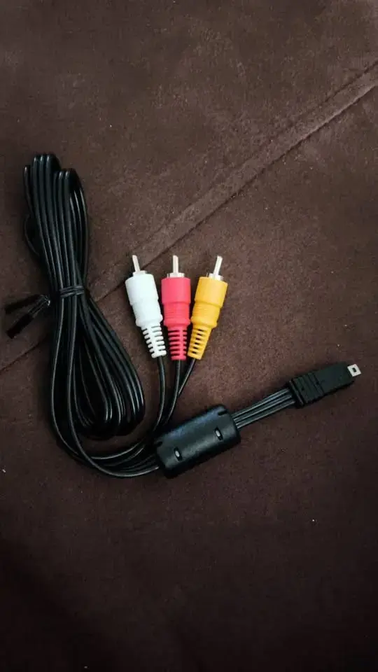 Cable AV para Cámara Digital - Mini USB a RCA