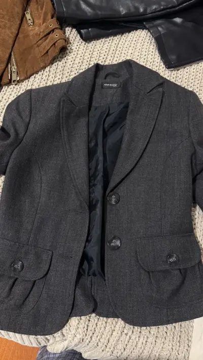 Blazer gris oscuro Orsay para mujer - miniatura 3