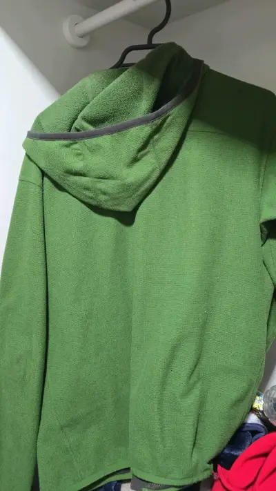 Chaqueta polar verde Columbia con capucha - miniatura 4