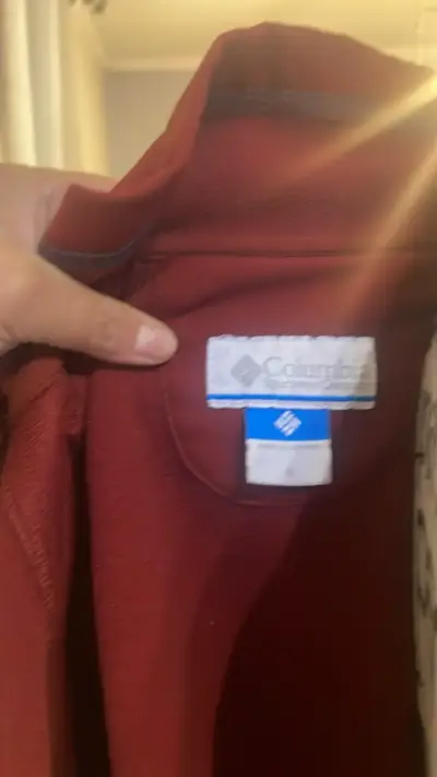 Chaqueta Columbia roja para mujer - miniatura 3