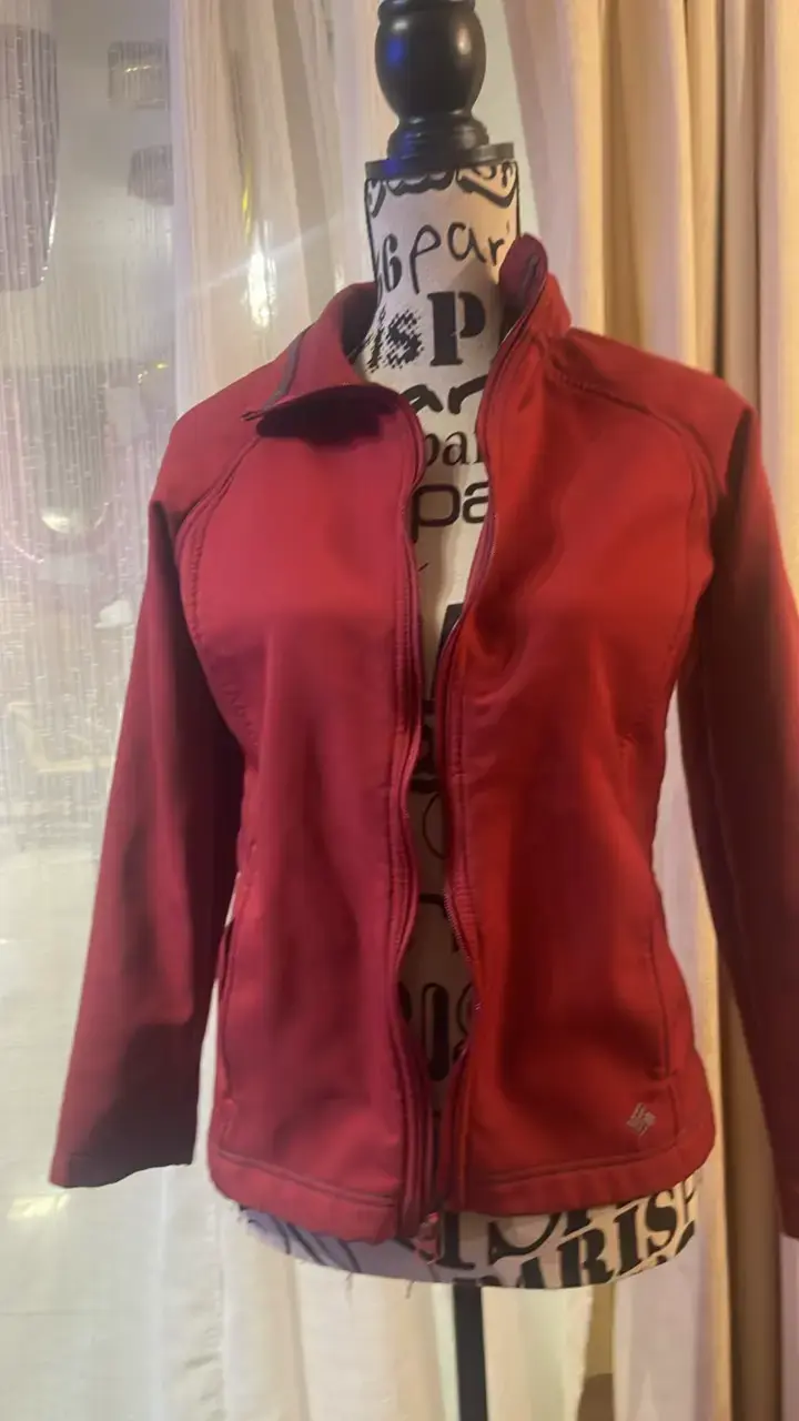 Chaqueta Columbia roja para mujer - 5