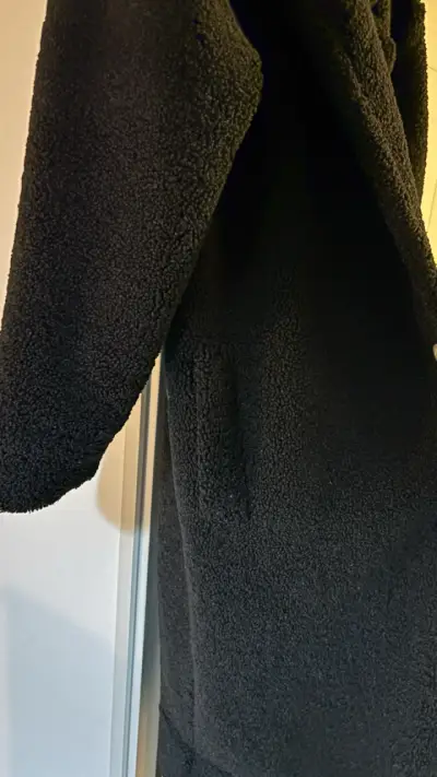 Abrigo negro de lana BE Urban - miniatura 3