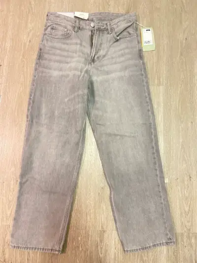 Jeans grises de corte suelto para hombre - miniatura 1