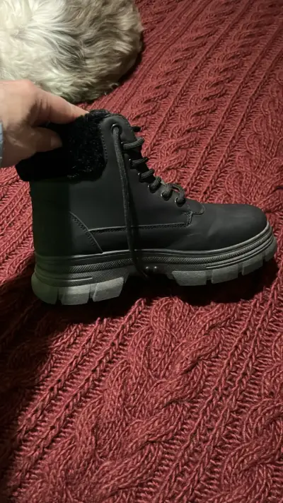 Bota negra Rostory Child con forro interior - miniatura 3