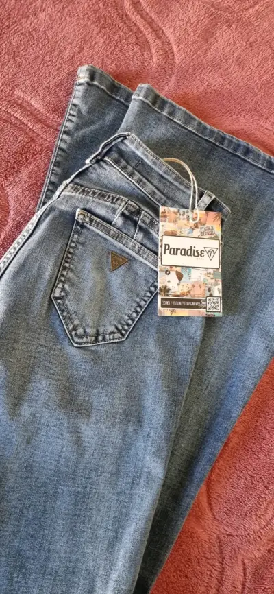 Jeans Paradise azul flare elasticado - miniatura 1