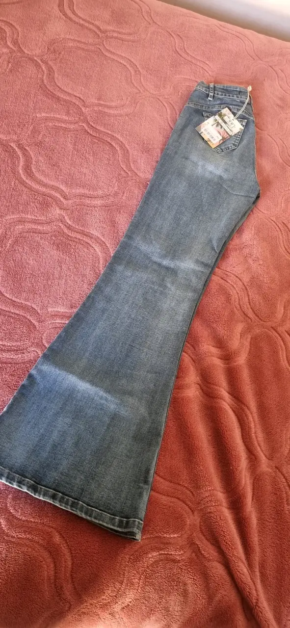 Jeans Paradise azul flare elasticado - 3